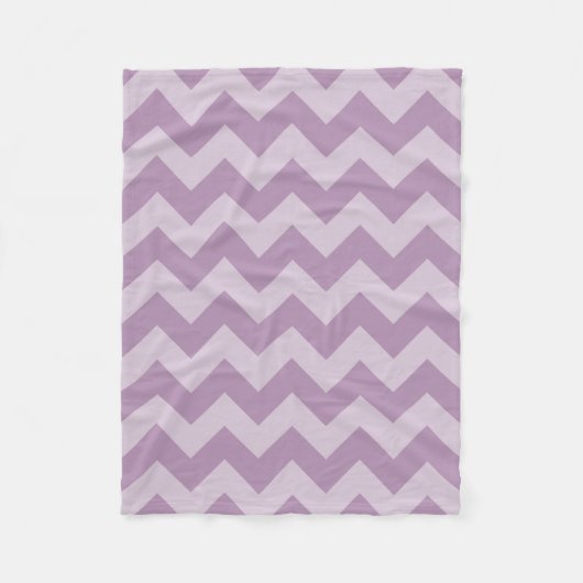 Couverture Polaire Chevron monochromatique violet (Devant)