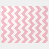 Couverture Polaire Chevron rose (Devant (Horizontal))