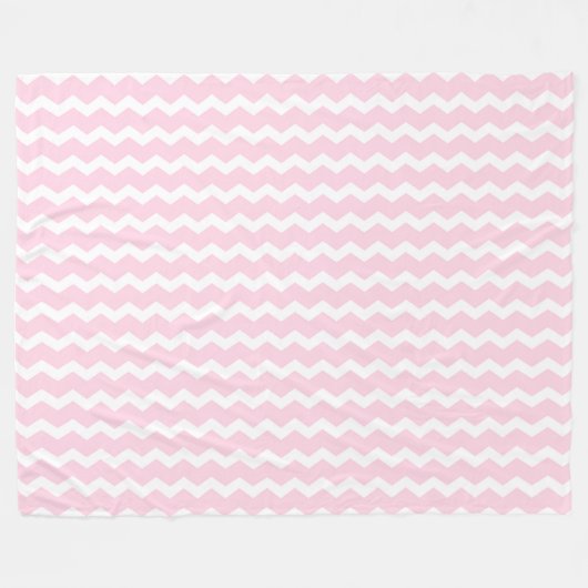 Couverture Polaire Chevron rose (Devant (Horizontal))