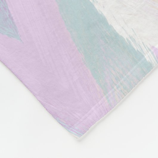 Couverture Polaire Chevrons Abstraits (Coin)