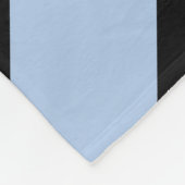 Couverture Polaire Chevrons Bleus Clair Et Noir (Coin)