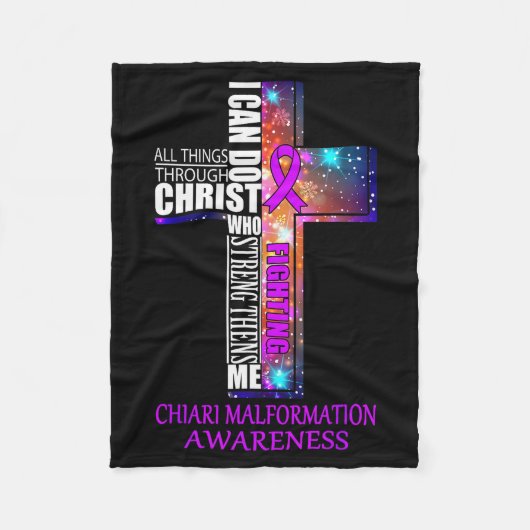 Couverture Polaire Chiari Malformation Awareness Shirt - Christmas Gi (Devant)