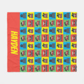 Couverture Polaire Chibi Catwoman Character Poses (Devant (Horizontal))