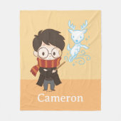 Couverture Polaire Chibi HARRY POTTER™ Patronus (Devant)