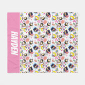 Couverture Polaire Chibi Super Heroine Motif (Devant (Horizontal))