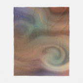 Couverture Polaire Chic Earthy | Agate en pierre de cuivre naturel (Devant)