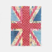 Couverture Polaire Chic minable d'Union Jack | (Devant)