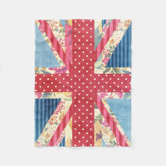 Couverture Polaire Chic minable d'Union Jack |