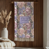 Couverture Polaire Chic Morris d'inspiration pastel rose violet