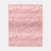 Couverture Polaire Chic Parties scintillant Rose Silver (Devant)
