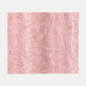 Couverture Polaire Chic Parties scintillant Rose Silver (Devant (Horizontal))