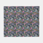 Couverture Polaire Chic teint rose léopard motif (Devant (Horizontal))