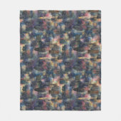 Couverture Polaire Chicago aux aquarelles de Noël et du Nouvel An (Devant)