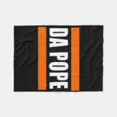 Couverture Polaire Chicago Da Pope Humour drôle (Devant (Horizontal))