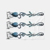 Couverture Polaire Chicha shisha, un narguilé fumeur turc (Devant (Horizontal))