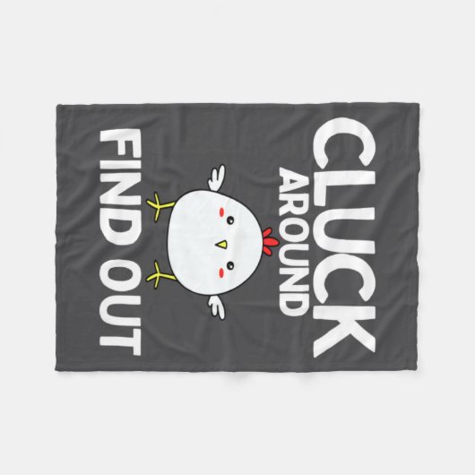 Couverture Polaire Chicken Easter Chick  (Devant (Horizontal))