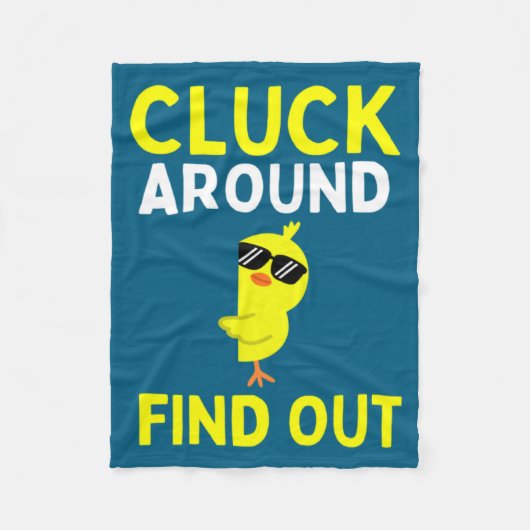 Couverture Polaire Chicken Easter Chick 1 (Devant)