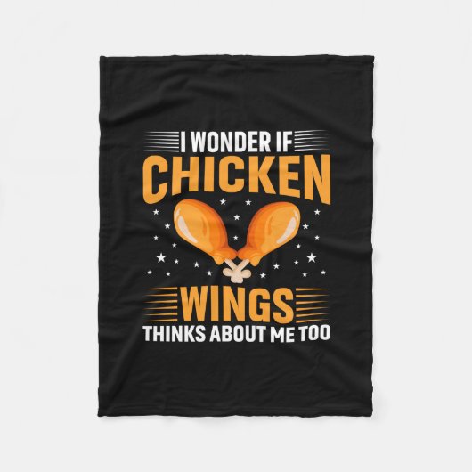 Couverture Polaire Chicken Lover | Chicken Wing (Devant)