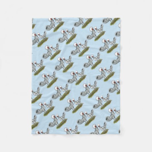 Couverture Polaire Chickens de Polish (Devant)