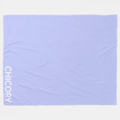 Couverture Polaire Chicorée Nom de couleur bleu Fleur (Devant (Horizontal))