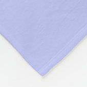 Couverture Polaire Chicorée Nom de couleur bleu Fleur (Coin)