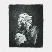 Couverture Polaire Chiefs amérindiens 02 (Devant)