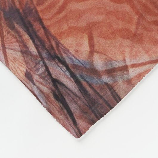 Couverture Polaire Chieftan ancien et motif fractal (Coin)