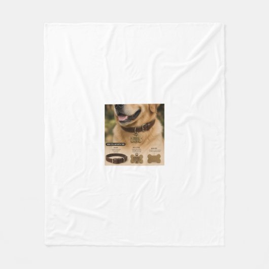 Couverture Polaire chien (Devant)