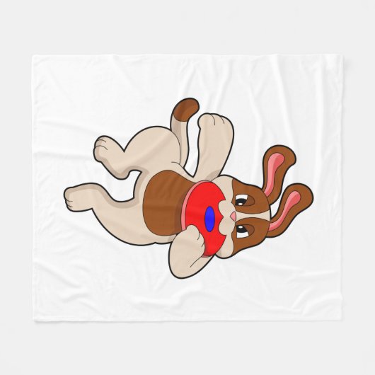 Couverture Polaire Chien à jouer (Devant (Horizontal))