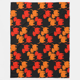 Couverture Polaire Chien allemand Dachshund Motifs