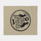 Couverture Polaire Chien approuvé (Devant (Horizontal))