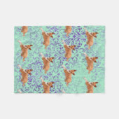 Couverture Polaire Chien Basenji (Devant (Horizontal))