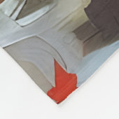 Couverture Polaire Chien berger allemand magnifique portrait (Coin)