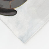 Couverture Polaire Chien berger allemand Noël Père Noël (Coin)