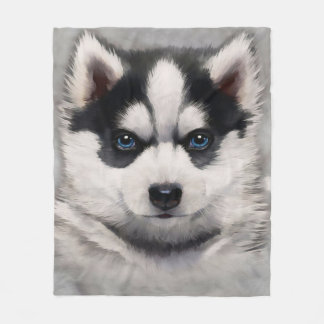 Couverture Polaire Chien chicot chiche chic de Sibérie