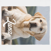 Couverture Polaire Chien Chien Chien Personnalisé Animal de Compagnie (Devant (Horizontal))