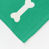 Couverture Polaire Chien Chien Chien Personnalisé Blanket Empreinte d (Coin)