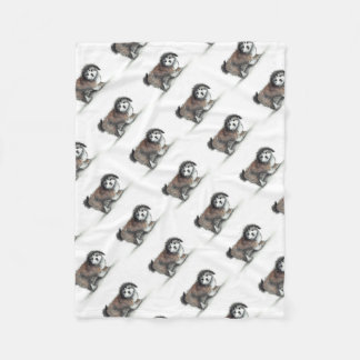 Couverture Polaire Chien chiot Shihtzu, animal de compagnie