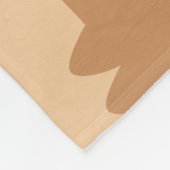 Couverture Polaire Chien Corgi mignon avec nom personnalisé (Coin)