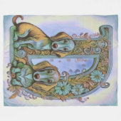 Couverture Polaire Chien D Alphabet (Devant (Horizontal))