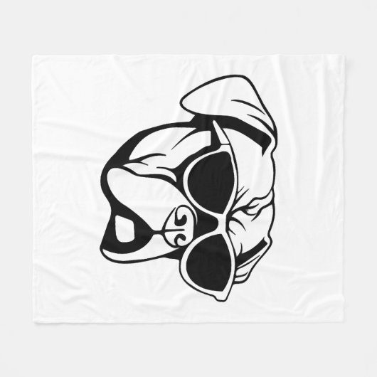 Couverture Polaire Chien de boîte (Devant (Horizontal))