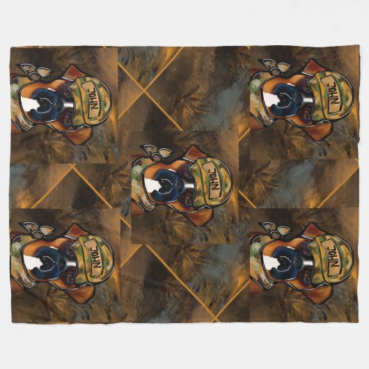 Couverture Polaire Chien de boîte (Devant (Horizontal))