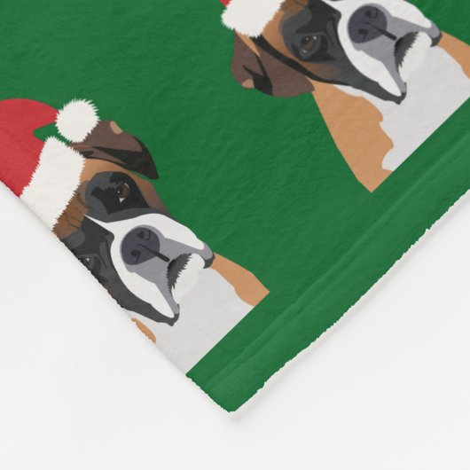 Couverture Polaire Chien de boîte de Noël (Coin)
