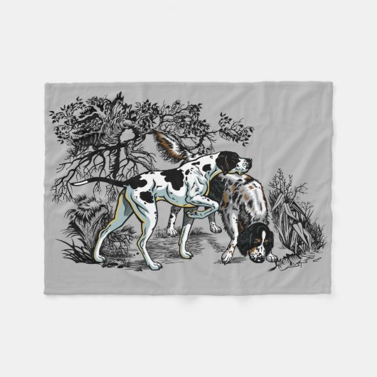 Couverture Polaire chien de chasse (Devant (Horizontal))