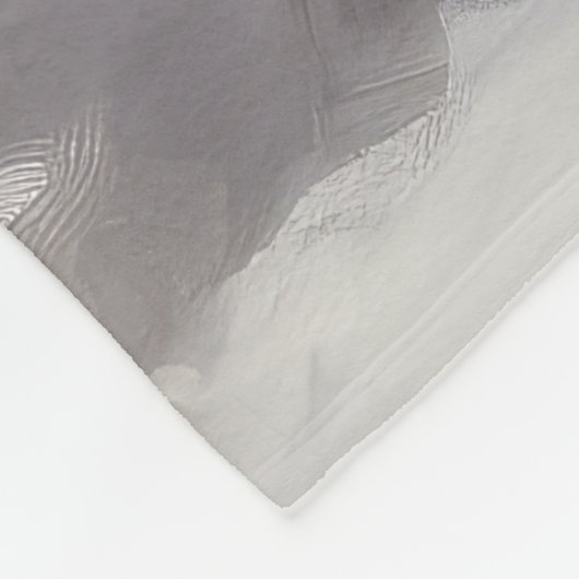 Couverture Polaire Chien de Chesapeake à Noël de neige (Coin)