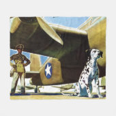 Couverture Polaire Chien de l'armée (Devant (Horizontal))