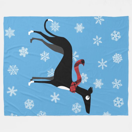 Couverture Polaire Chien de Milou (Devant (Horizontal))