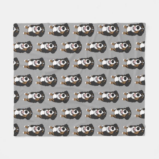 Couverture Polaire Chien de montagne bernois (Devant (Horizontal))