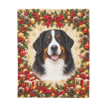 Chien de montagne bernois de Noël Photo personnali