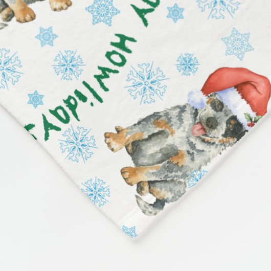Couverture Polaire Chien de Noël australien (Coin)